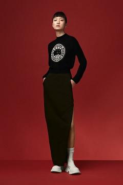 Ropa Canada Goose Mujer Outlet - Logo Suéteres Negros NW6807315